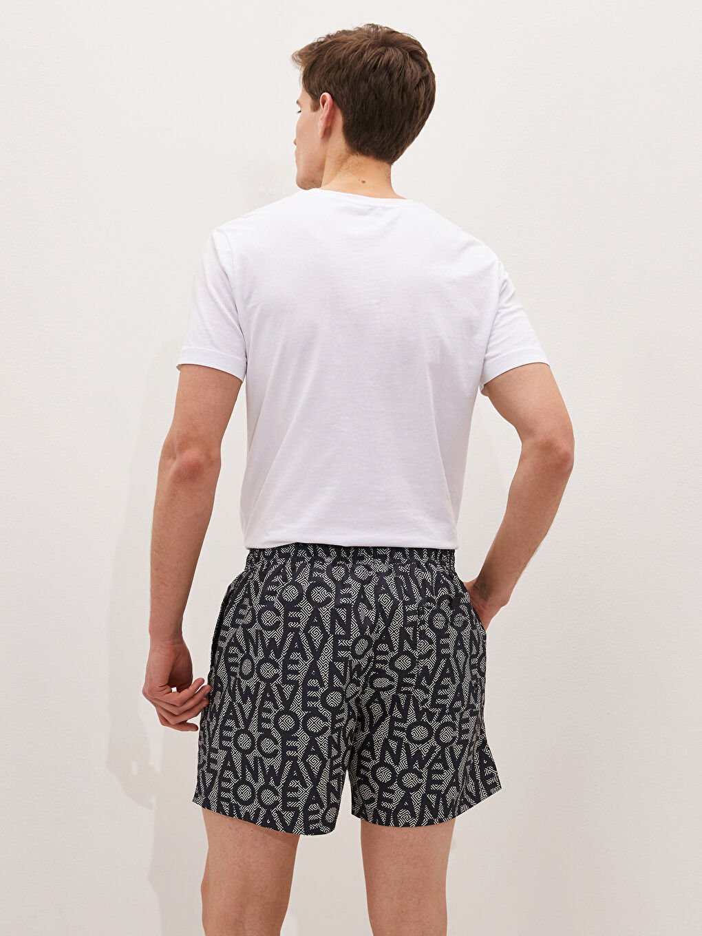Short de Bain à Motifs pour Hommes-4