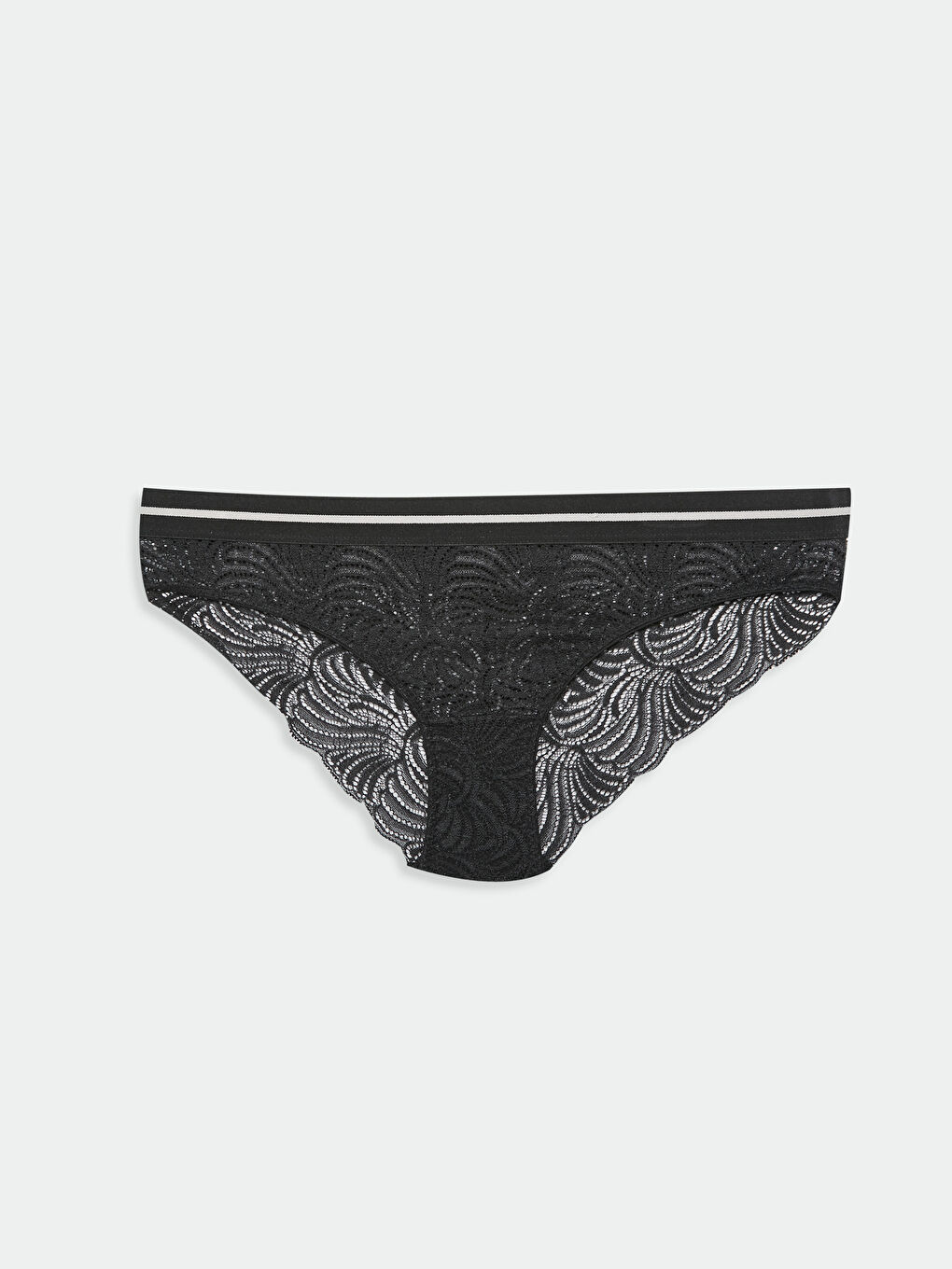 Siyah Dantelli Fantezi Brazilian Külot