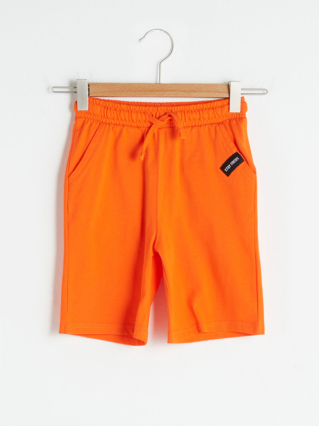 Turuncu Beli Lastikli Basic Erkek Çocuk Şort