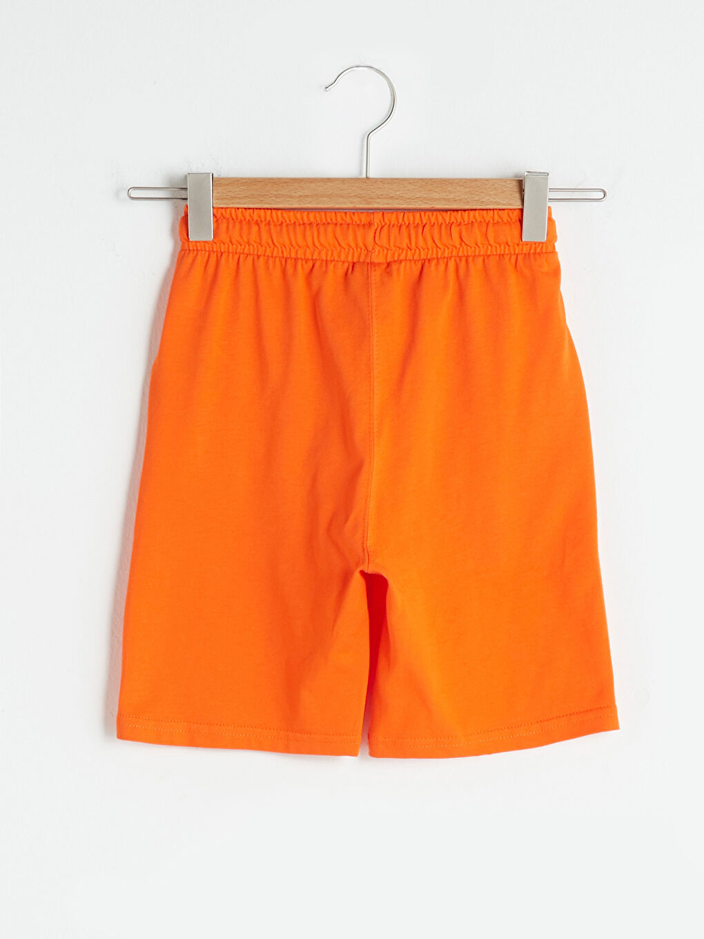 Turuncu Beli Lastikli Basic Erkek Çocuk Şort-1