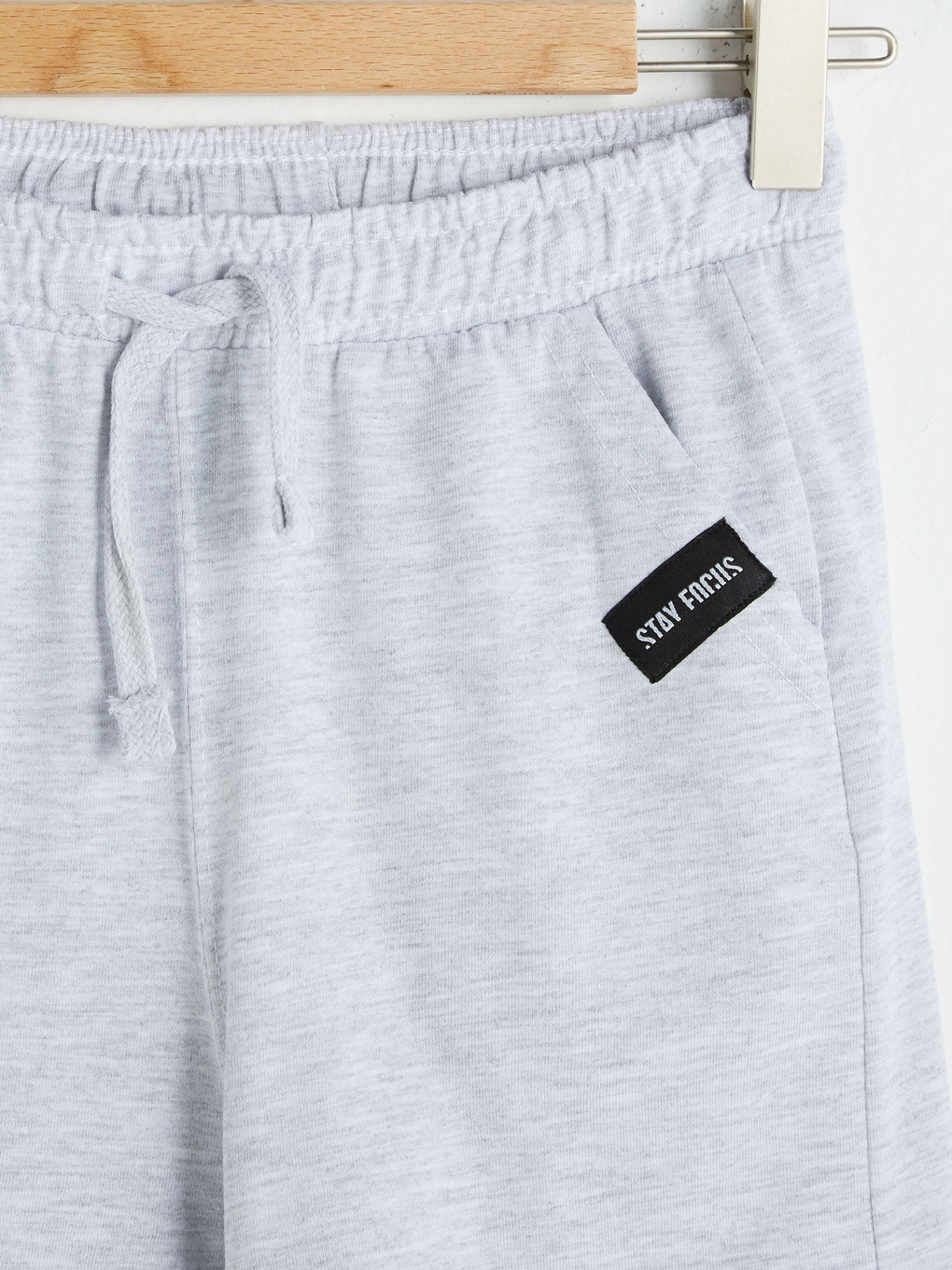 Elastic Waist Basic Boys' Shorts-1