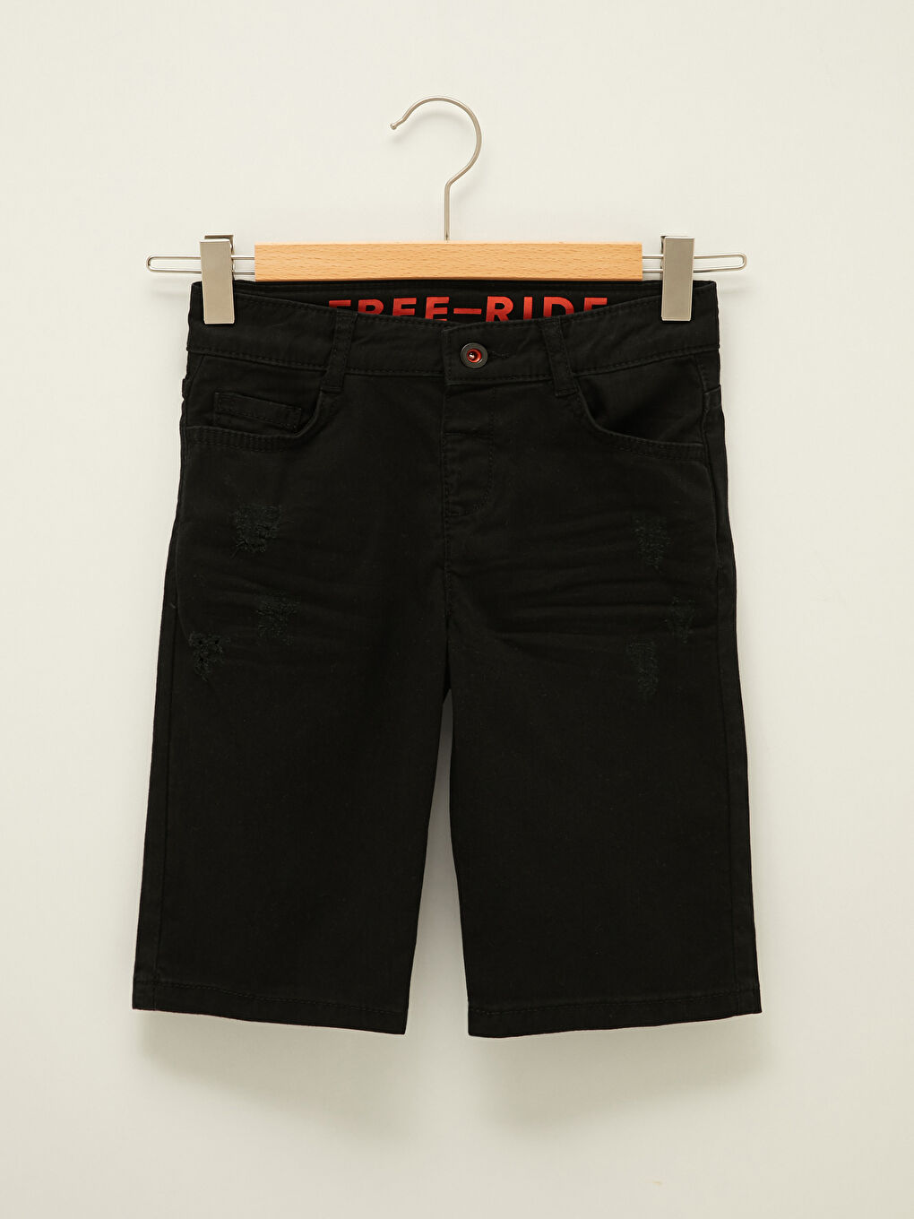 Pantaloni Scurți Bermuda Băieți Gabardină Basic