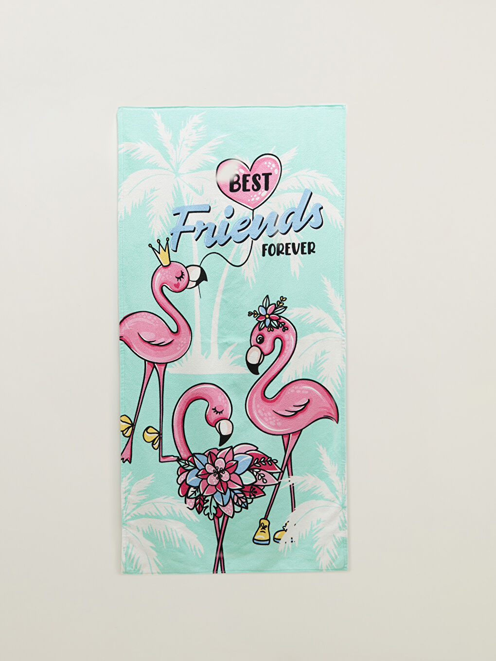 منشفة شاطئ للبنات بطبعة فلامنغو