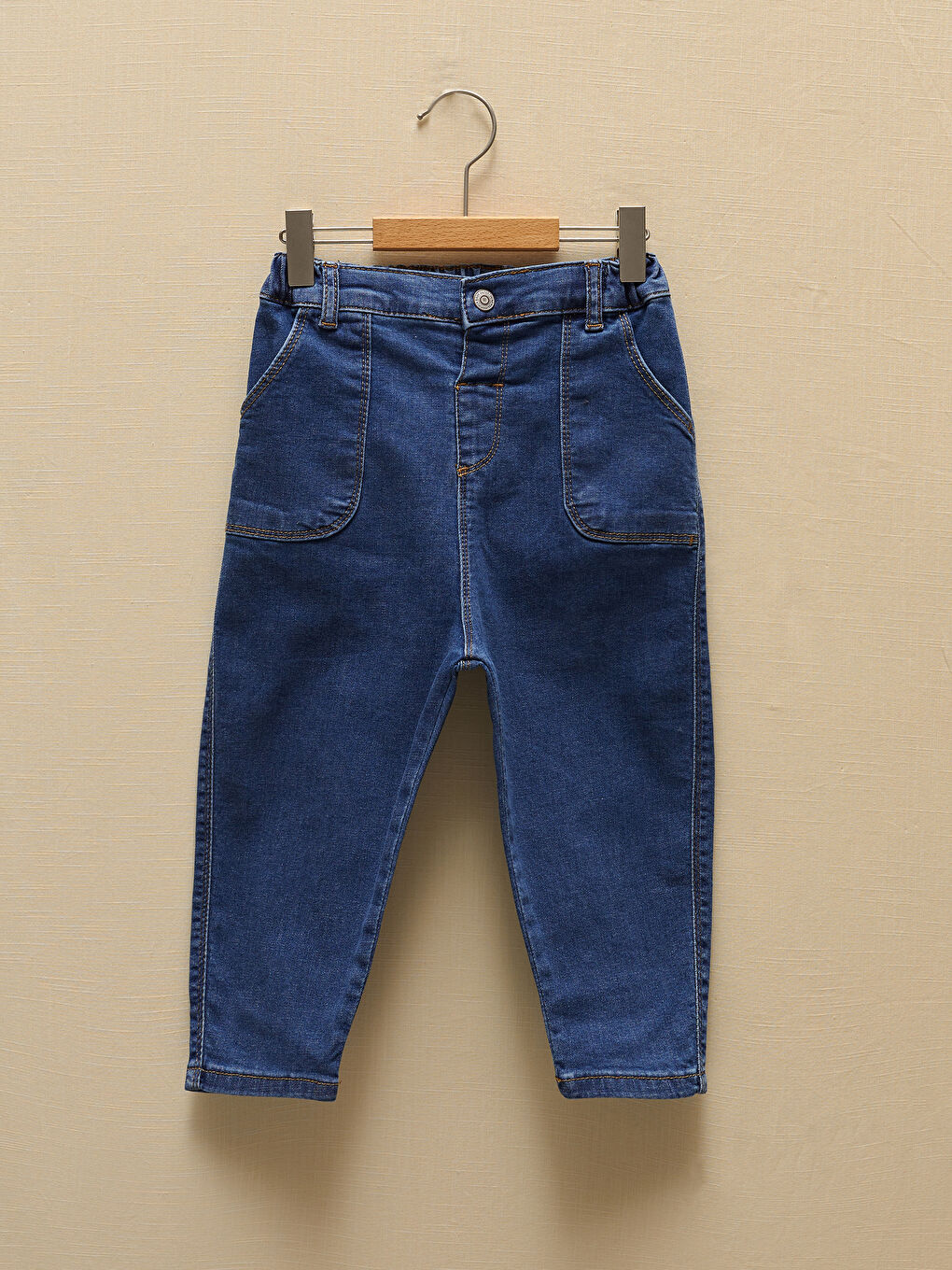 LCW baby Oversize Beli Lastikli Basic Erkek Bebek Pantolon -S19521Z1-H45