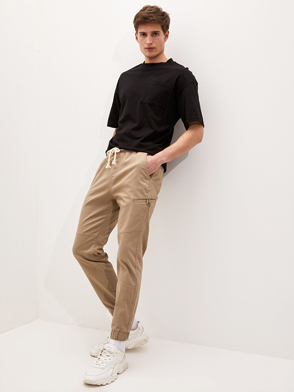 Брюки Мужские Slim Fit Из Твила-2