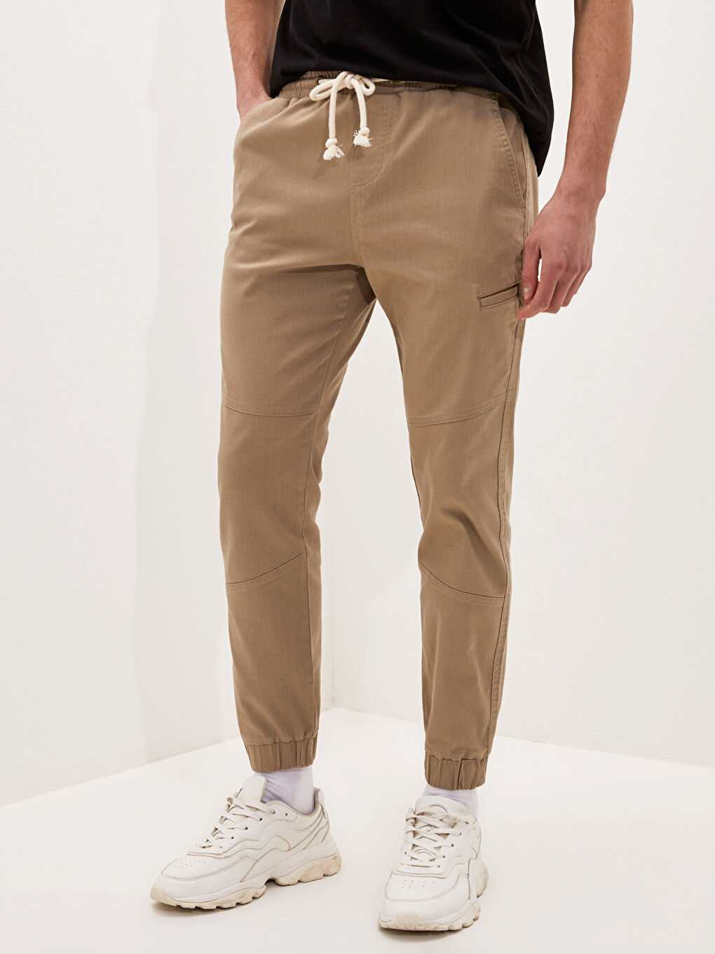 Брюки Мужские Slim Fit Из Твила-3