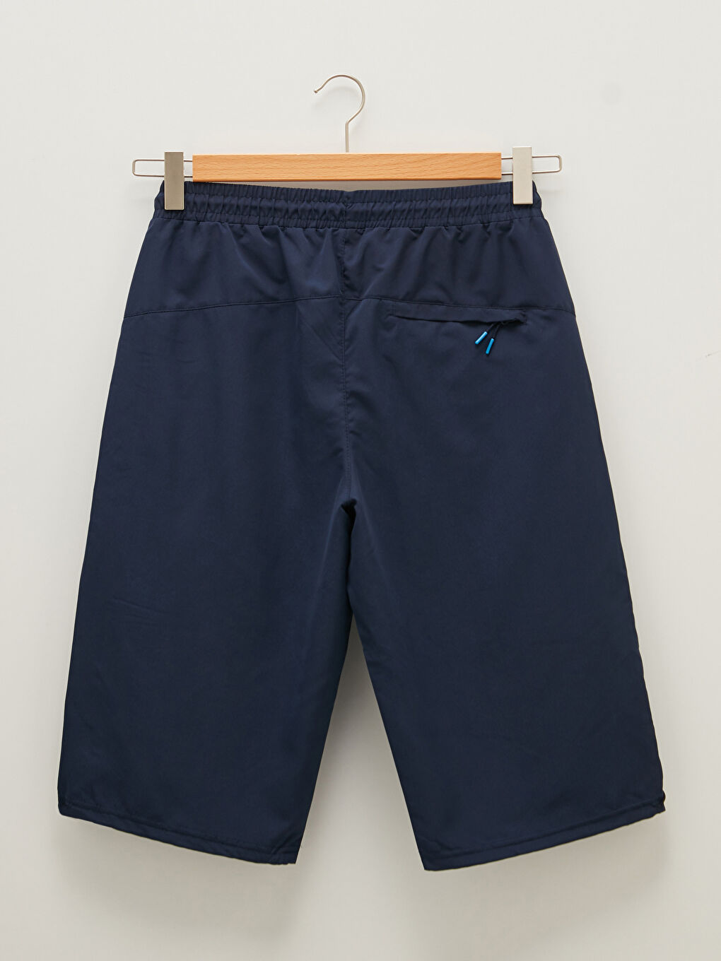 Below Knee Printed Men's Swim Shorts-5