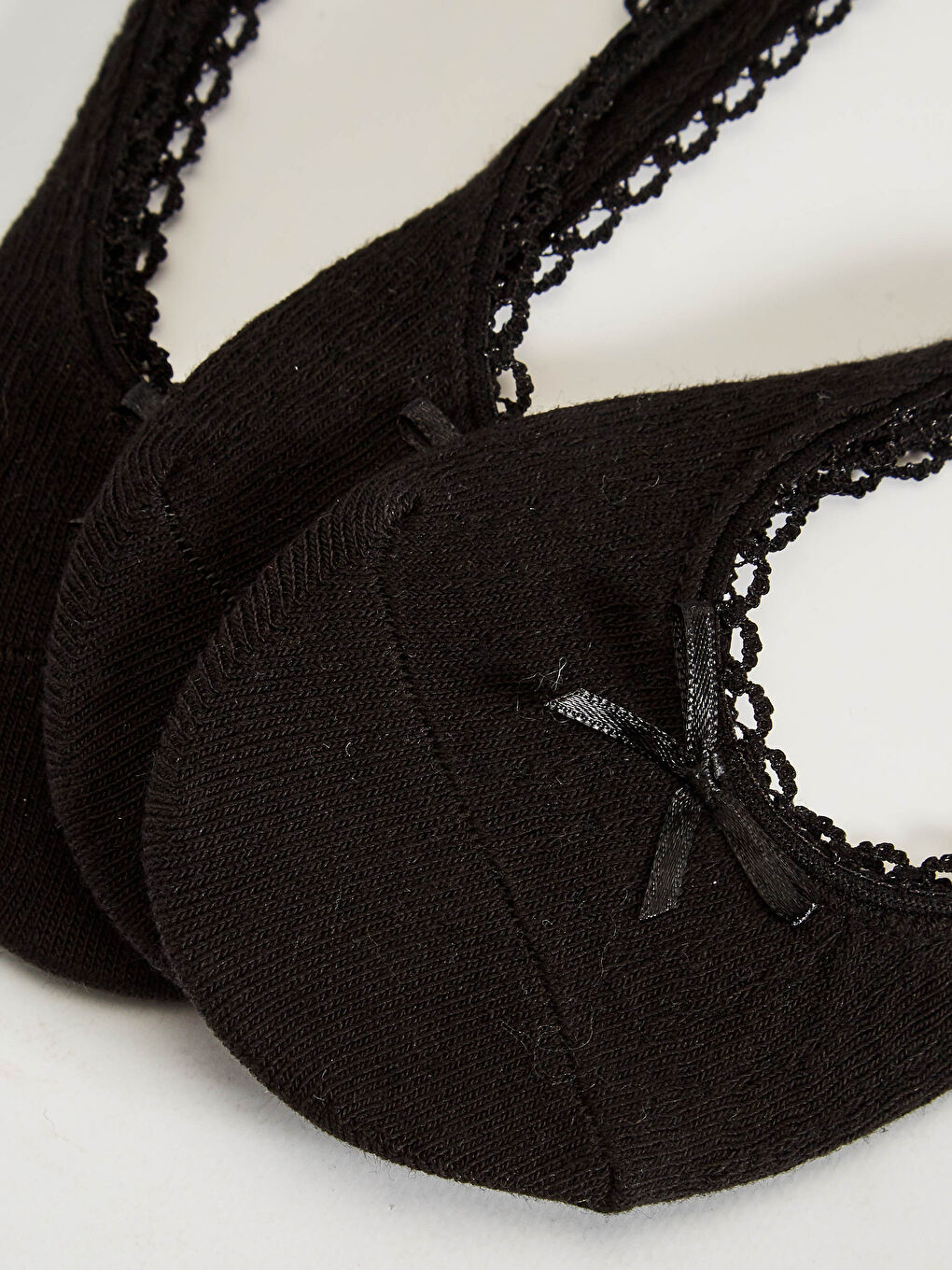 Lacy Cotton Ballet Socks 3 Pack-2