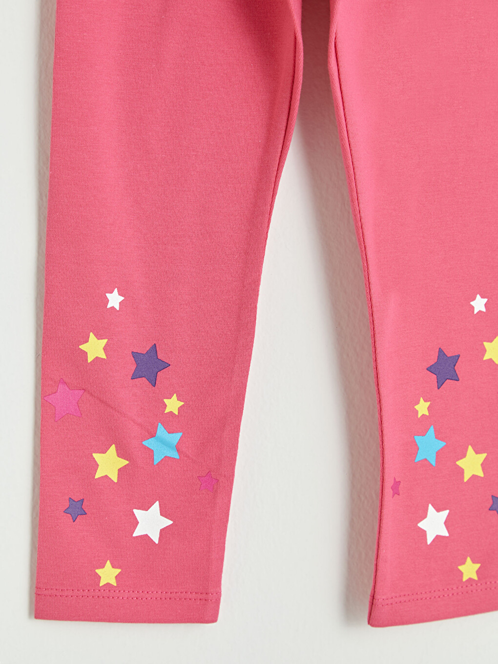 Elasticated Waist Printed Baby Girls Long Leggings 2 Pack-2
