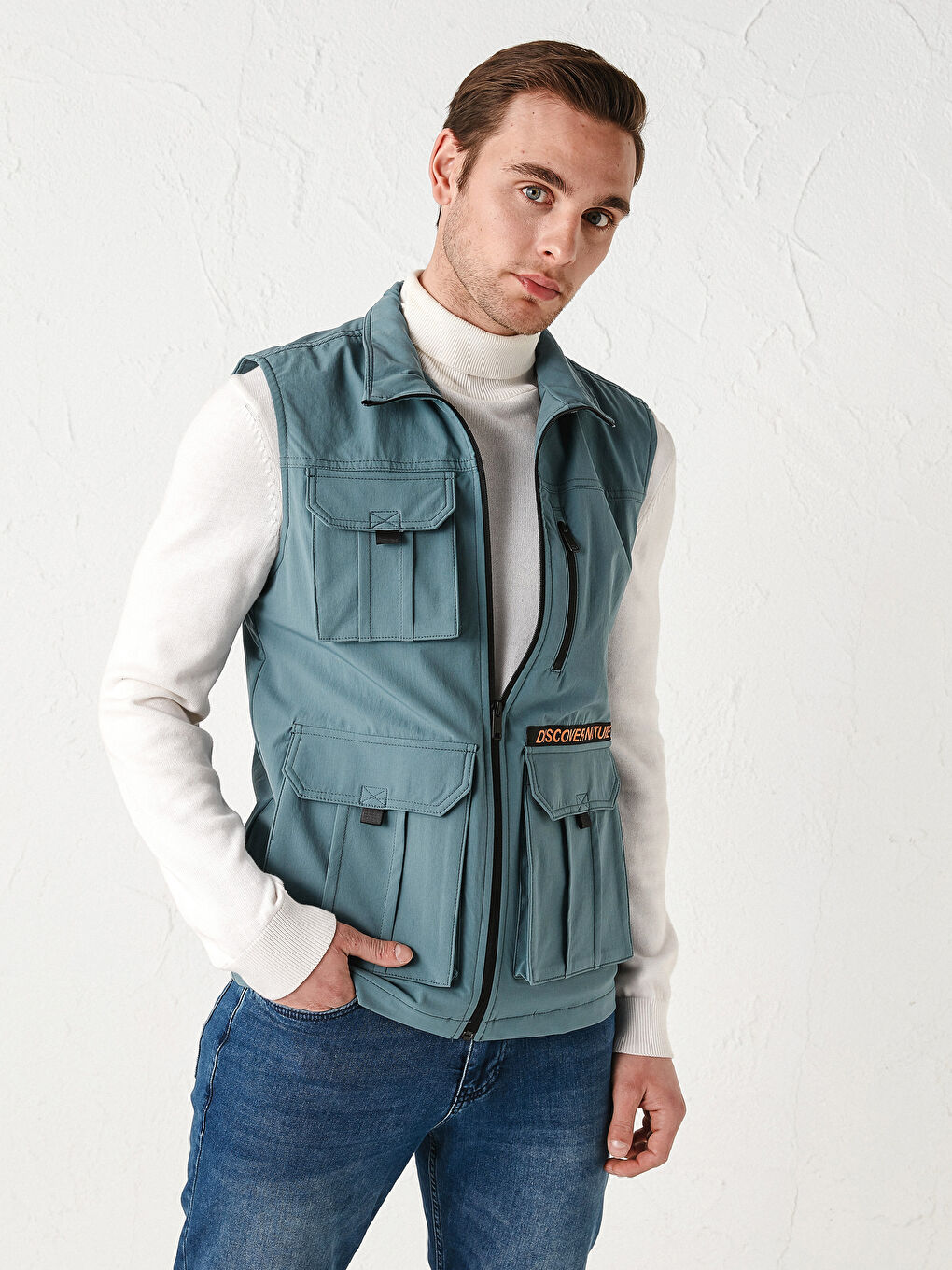 LCW OUTDOOR Standard Pattern Men's Vest -S19948Z8-H7V