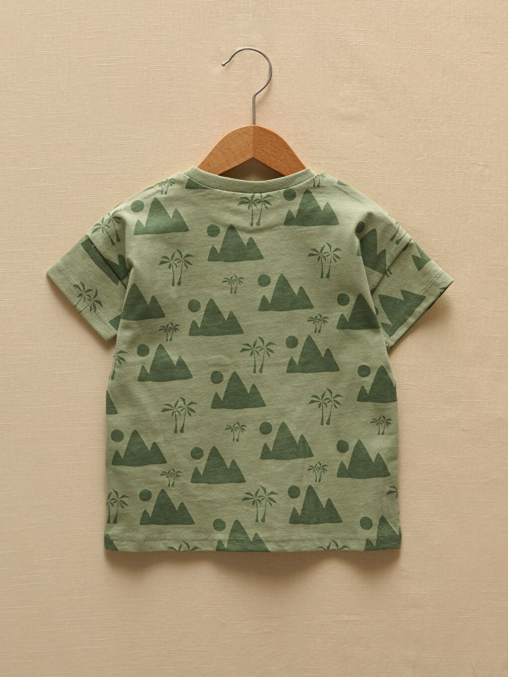 Crew Neck Short Sleeve Printed Baby Boys' T-Shirt and Shorts 2 Pack Set-5