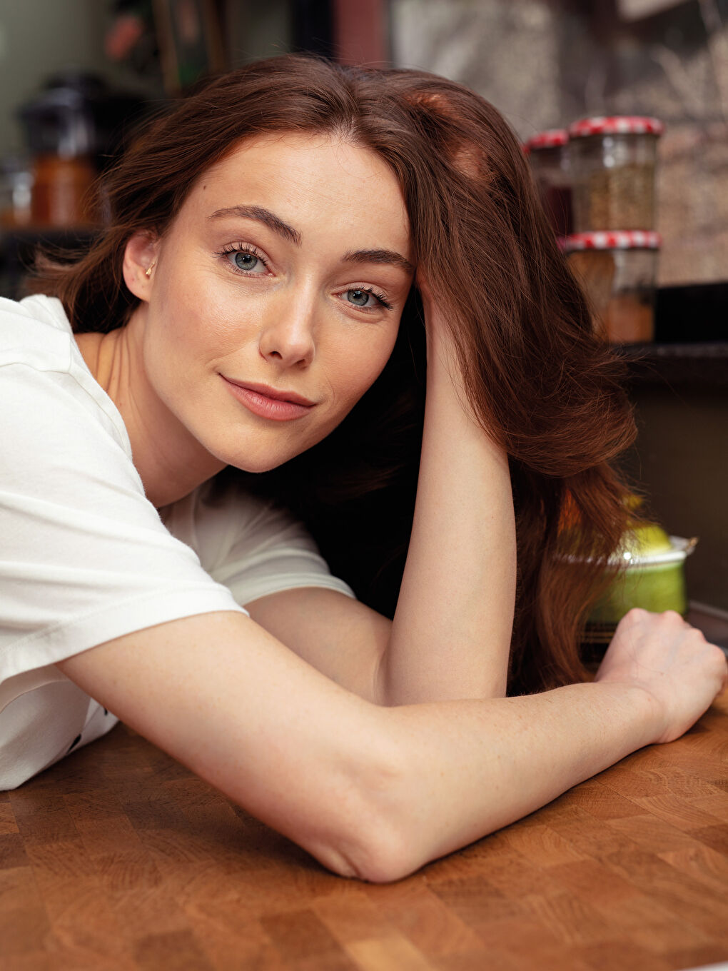 Pembe Bisiklet Yaka Baskılı Kısa Kollu Pamuklu Kadın Pijama Takımı-3