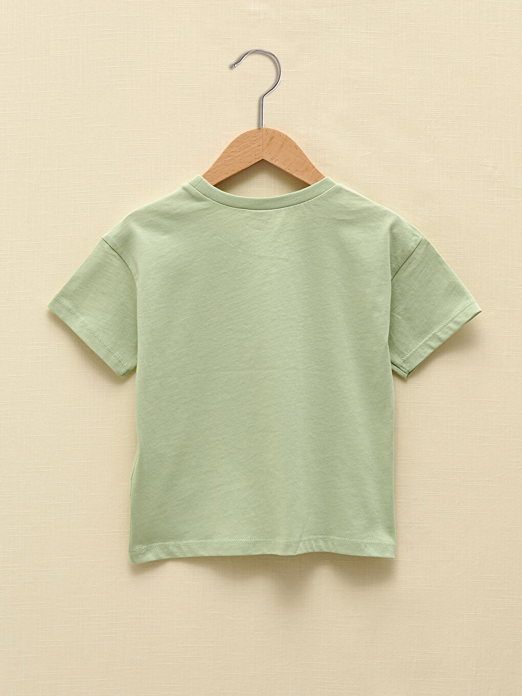 Crew Neck Short Sleeve Printed Baby Boys' T-Shirt-1