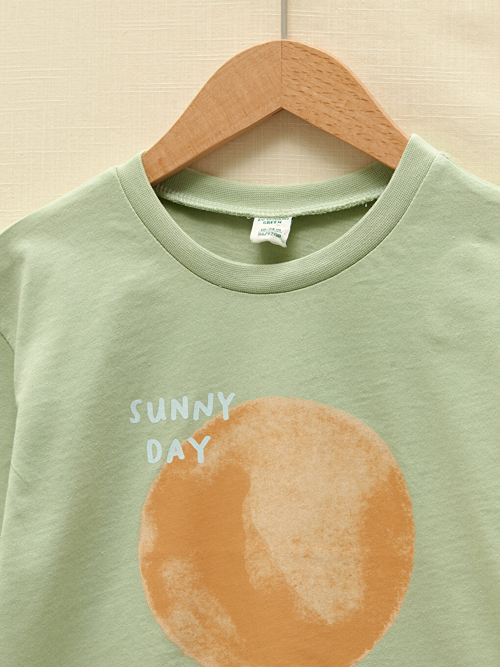 Crew Neck Short Sleeve Printed Baby Boys' T-Shirt-2