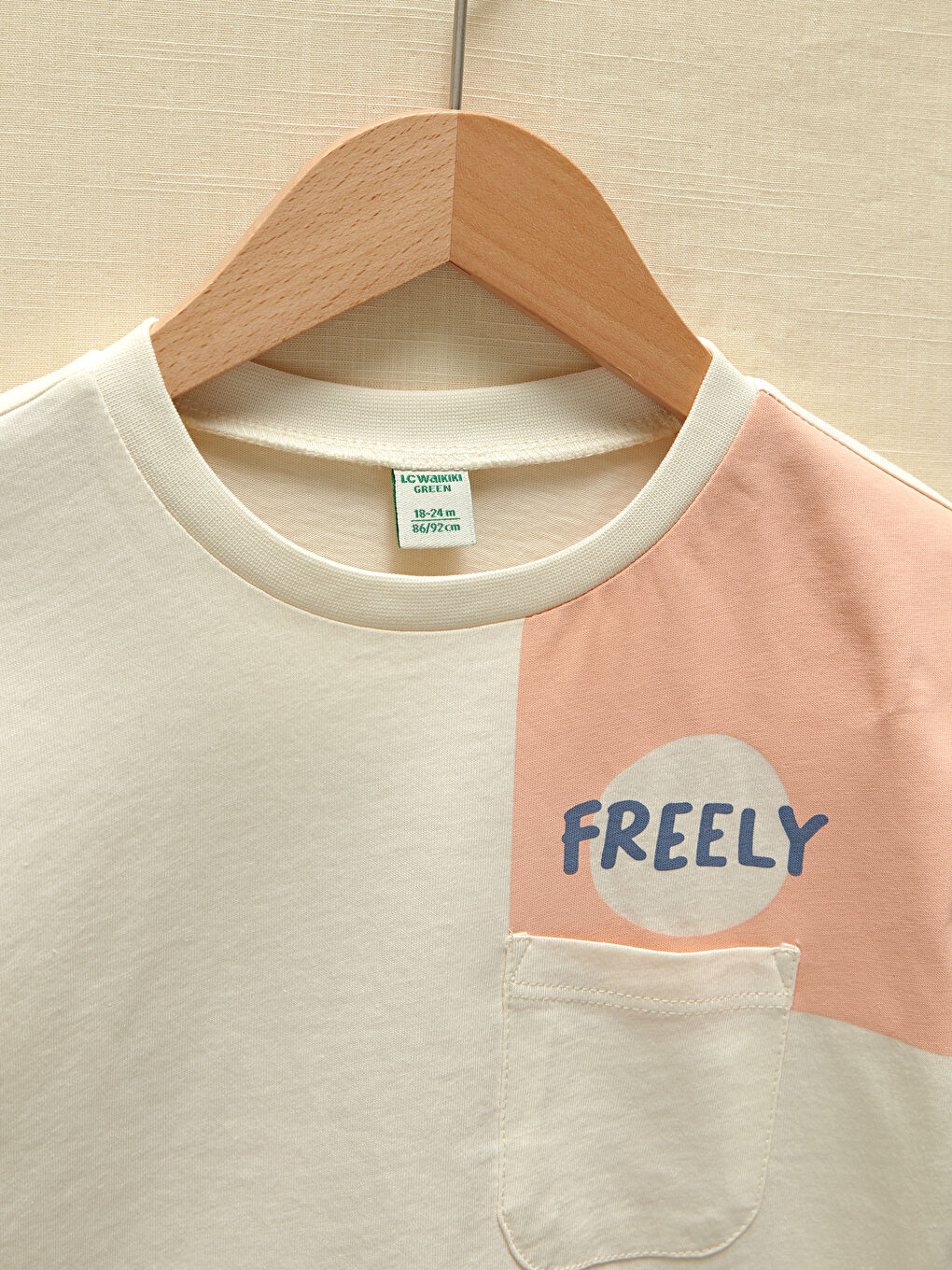 تيشيرت للأولاد الرضع مطبوع بياقة دائرية وكم قصير-2