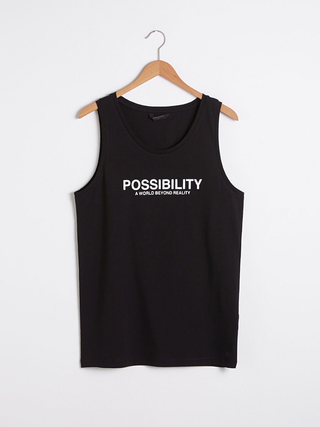 Tiskana Pamučna Majica Bez Rukava s Okruglim Izrezom za Muškarce-4