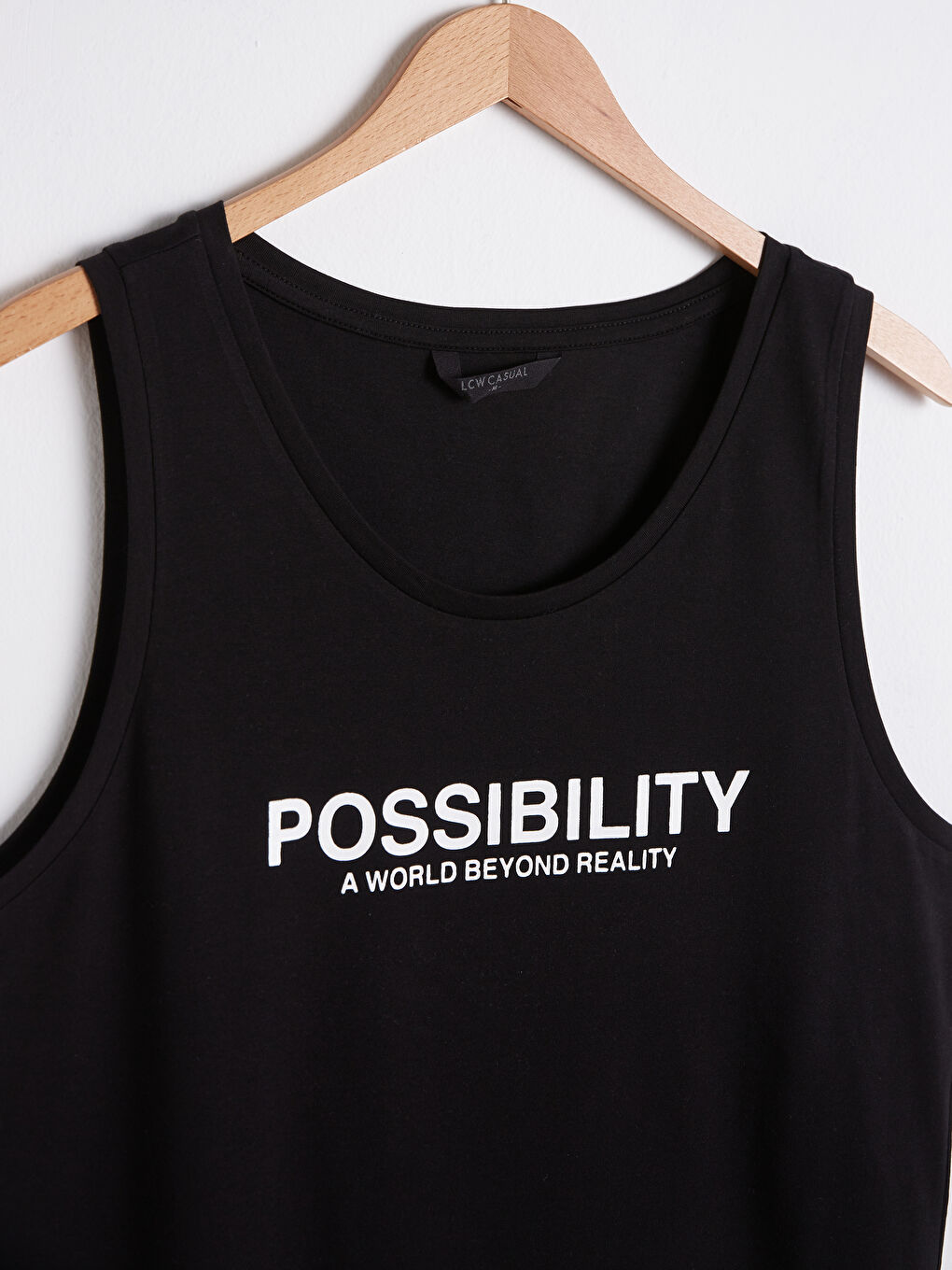 Tiskana Pamučna Majica Bez Rukava s Okruglim Izrezom za Muškarce-5