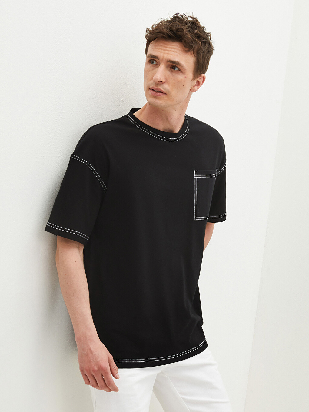 Crew Neck Jersey Men's T-Shirt