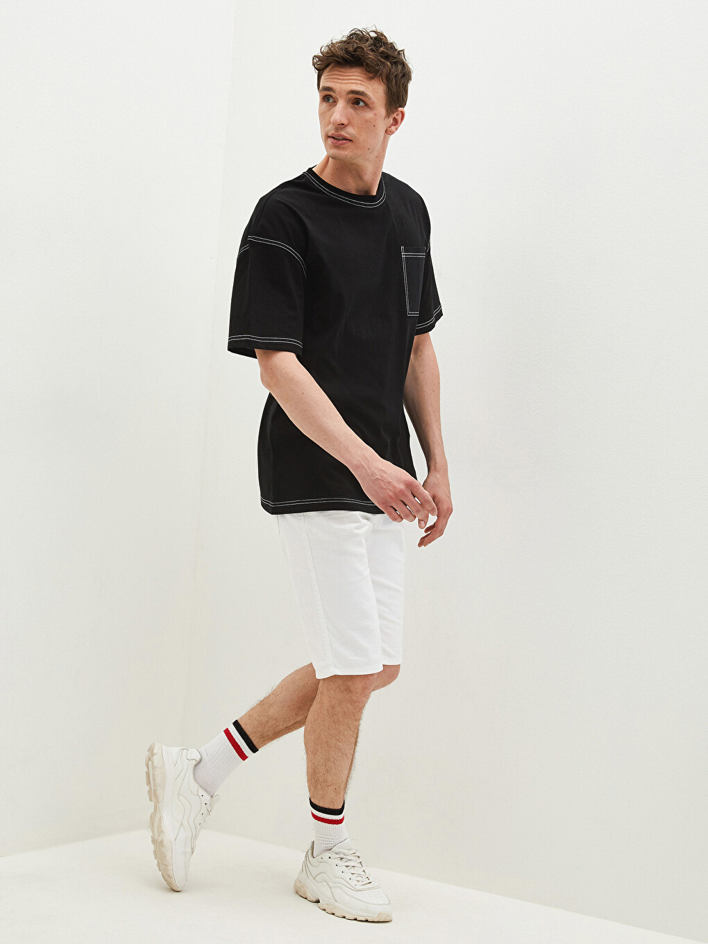 Crew Neck Jersey Men's T-Shirt-3