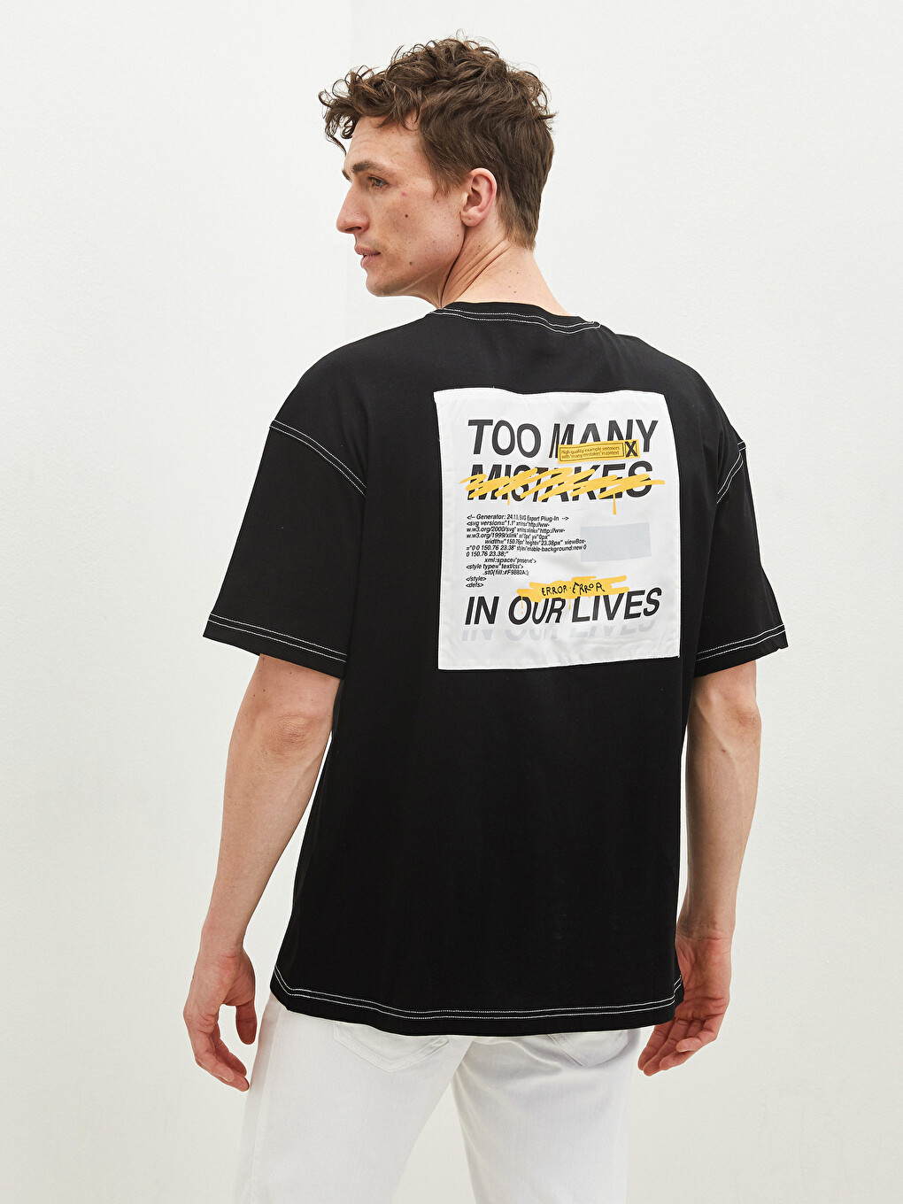 Crew Neck Jersey Men's T-Shirt-4