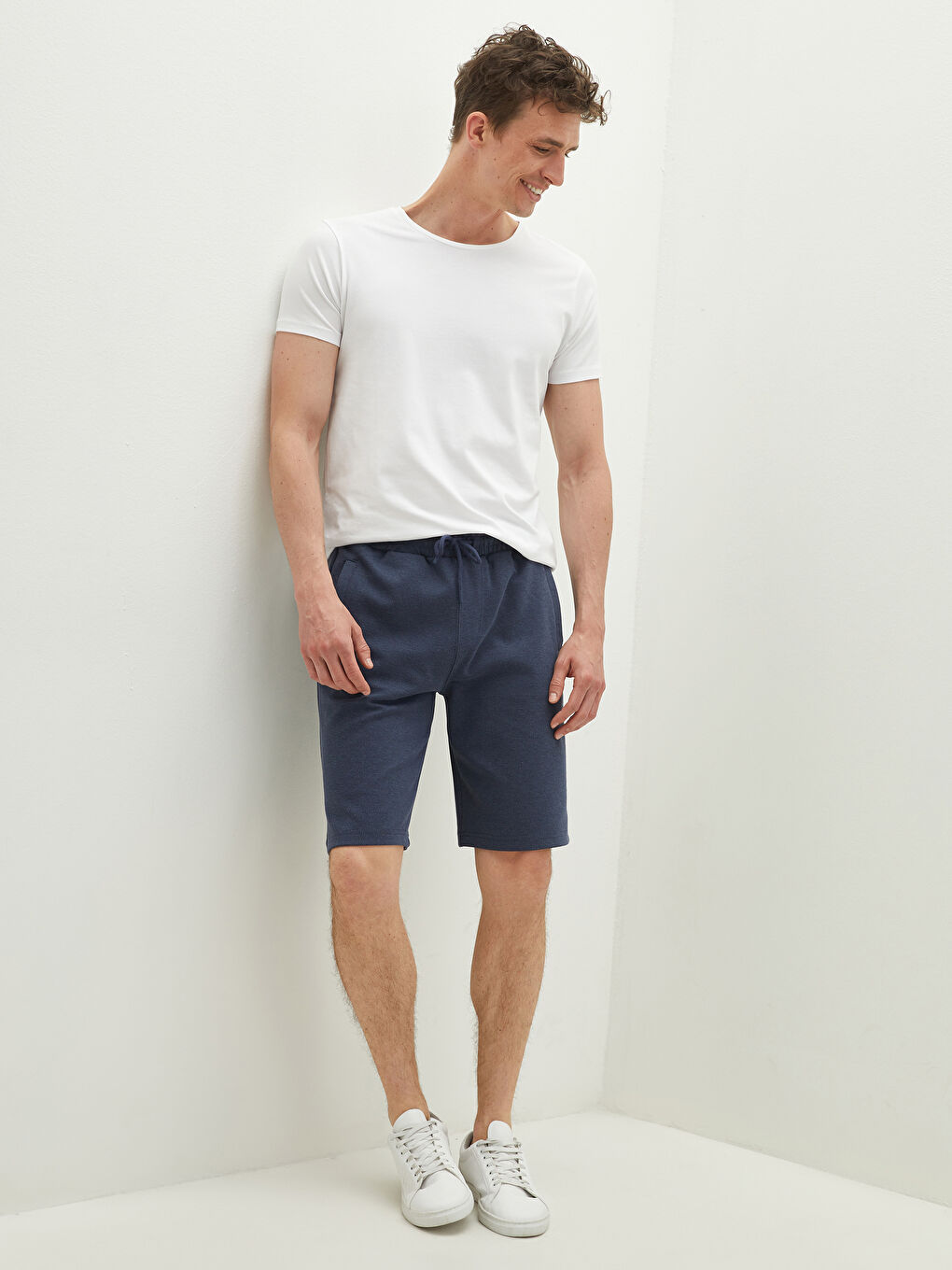 İndigo Standart Kalıp Erkek Spor Şort