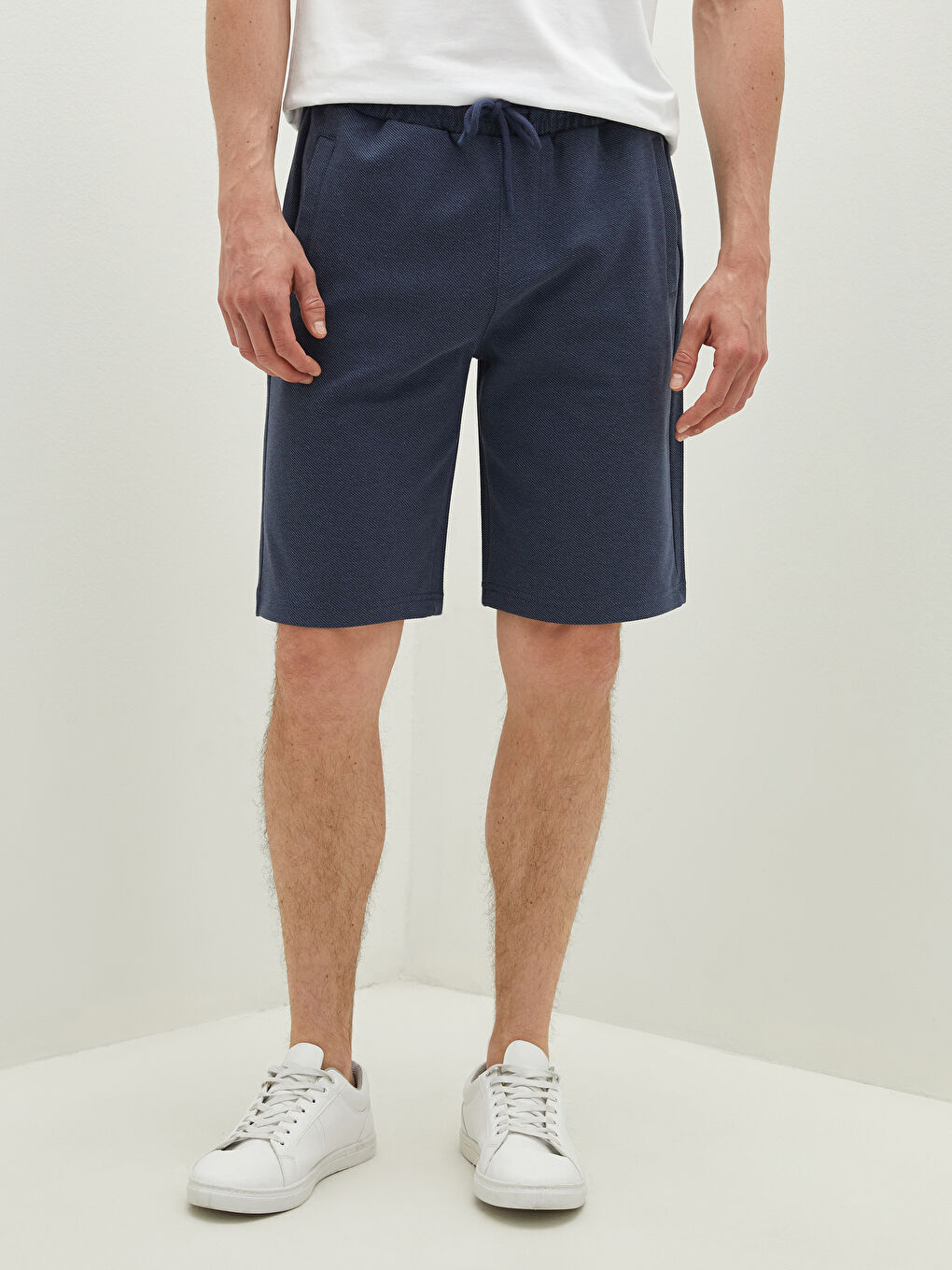 İndigo Standart Kalıp Erkek Spor Şort-2
