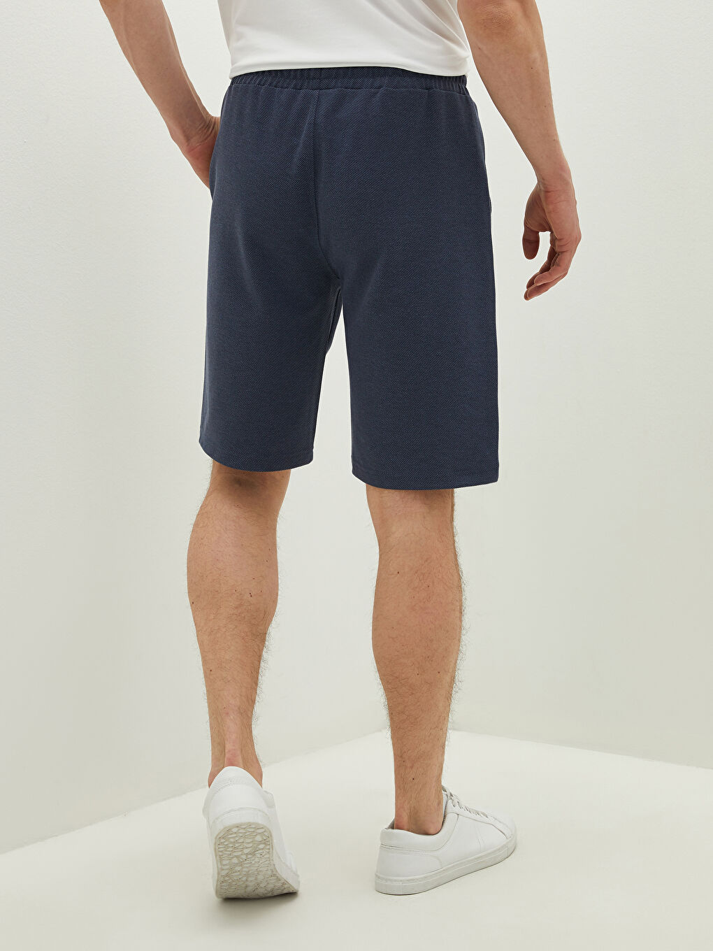 İndigo Standart Kalıp Erkek Spor Şort-3