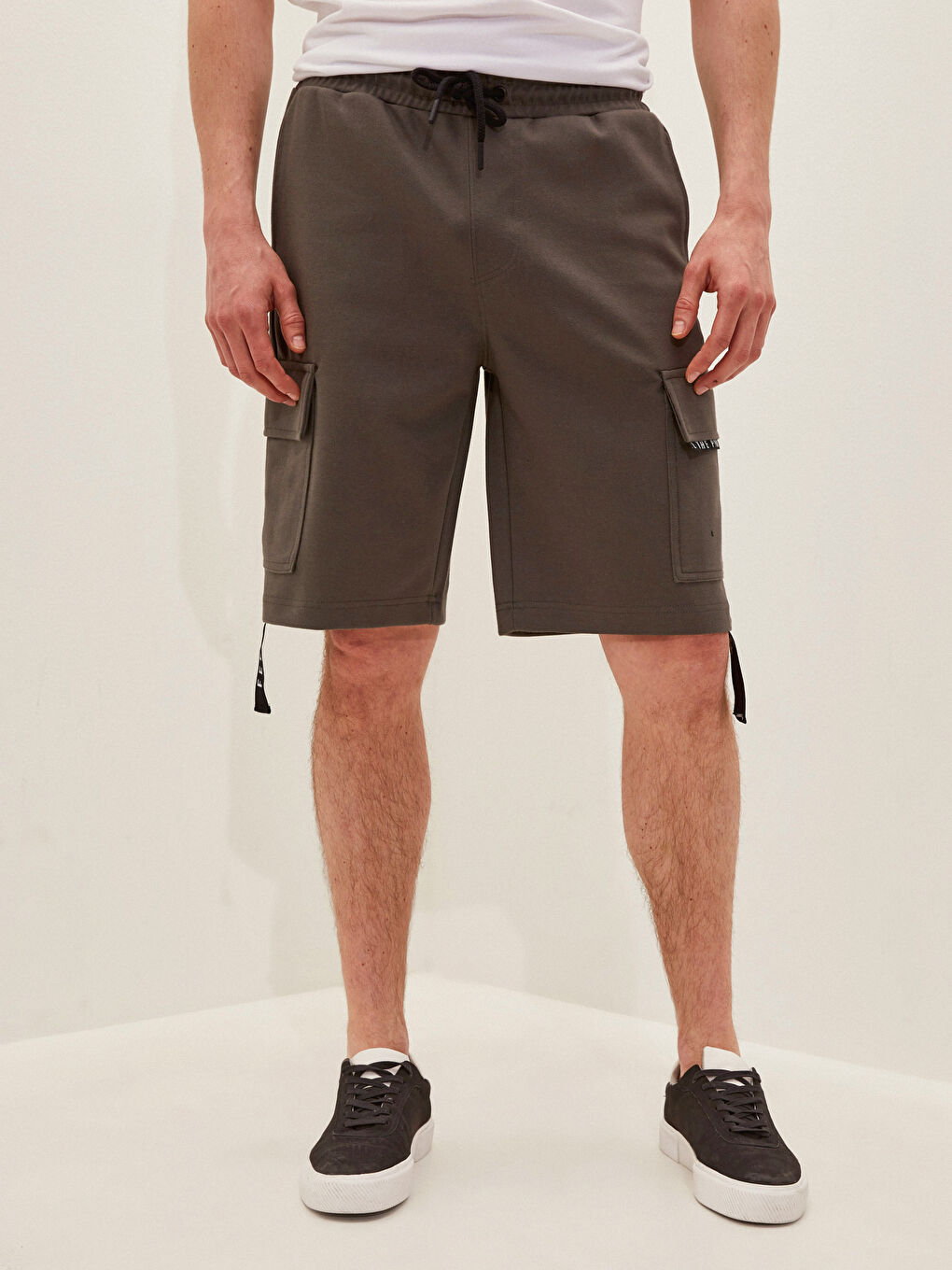 Шорты Мужские Вязаные Слим Фит-3