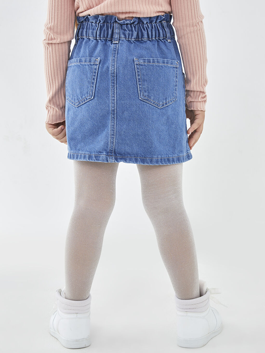 Pembe İnce Kız Çocuk Külotlu Çorap 2 'li-2