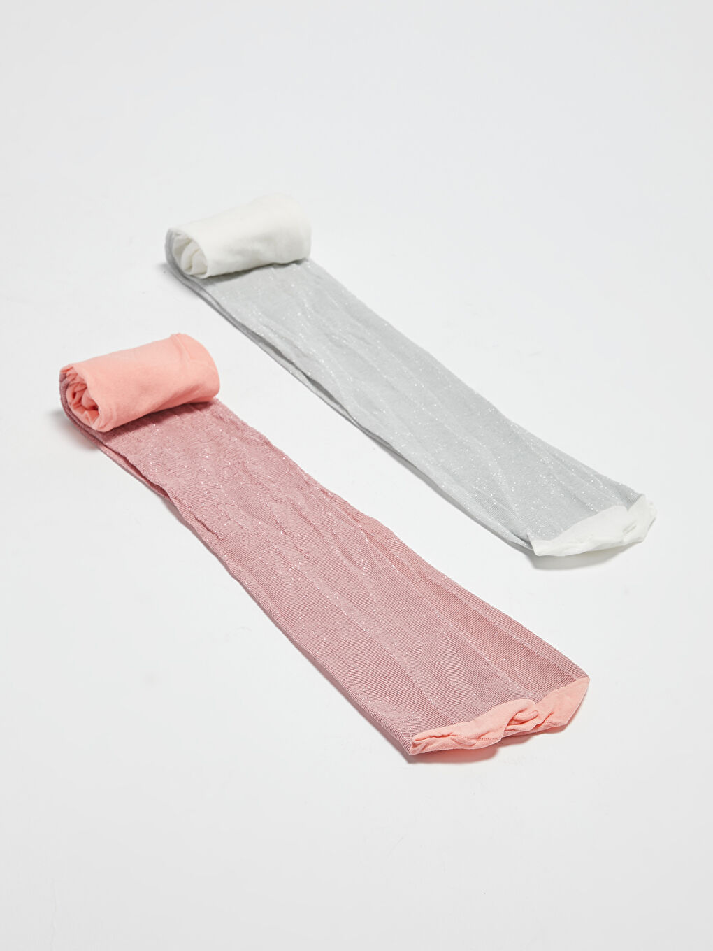 Pembe İnce Kız Çocuk Külotlu Çorap 2 'li-3