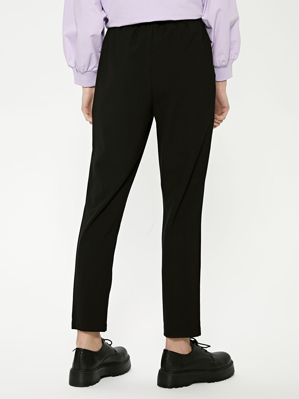 LCW Modest Elastic Waist Harem Trousers -S1AH13Z8-CVL