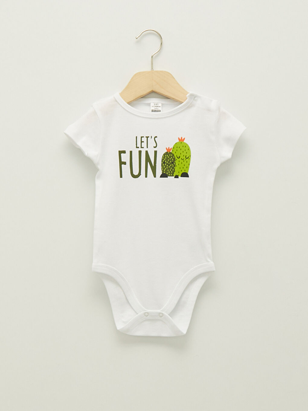 Body Bébé Unisexe Imprimé à Manches Courtes et Col Rond avec Fermeture à Pression, Lot de 2-1