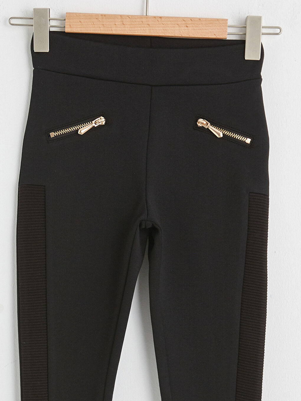 Siyah Kız Çocuk Uzun Tayt-2