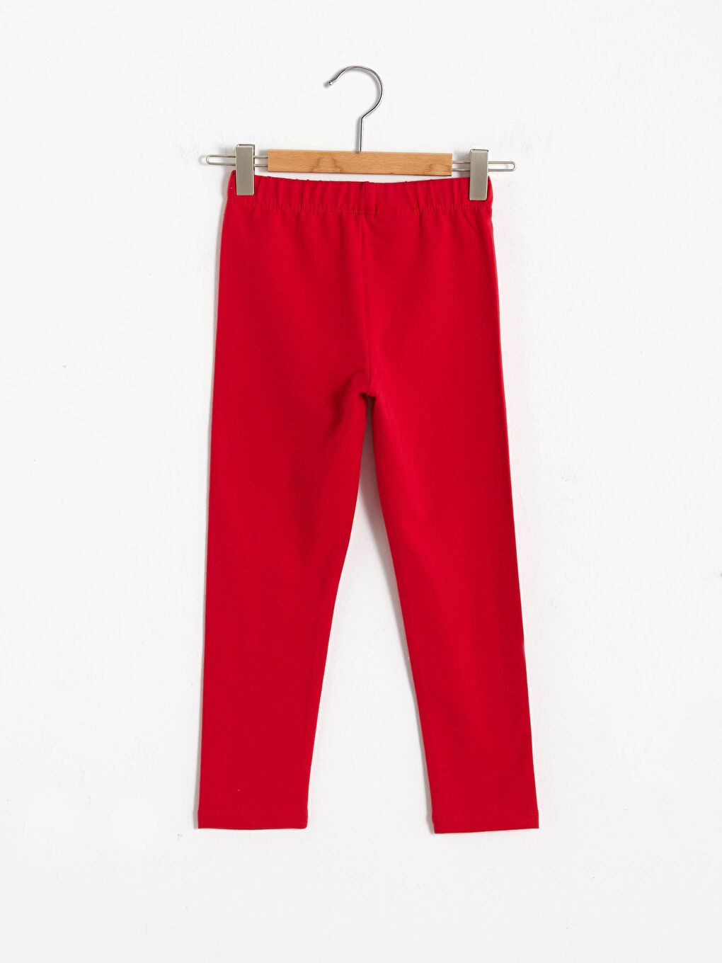 خصر مطاطي ليجن قطن أساسي طويل للبنات-1