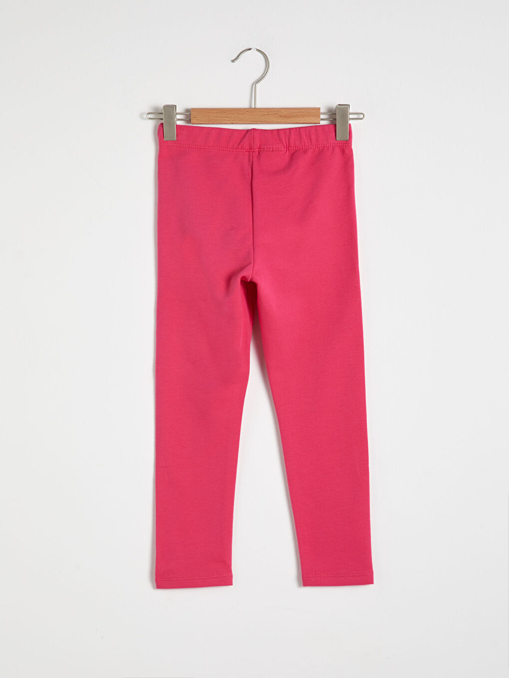 خصر مطاطي ليجن قطن أساسي طويل للبنات-1