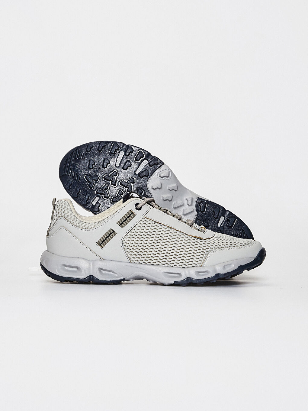 Gri Erkek Bağcıklı Trekking Ayakkabı-2