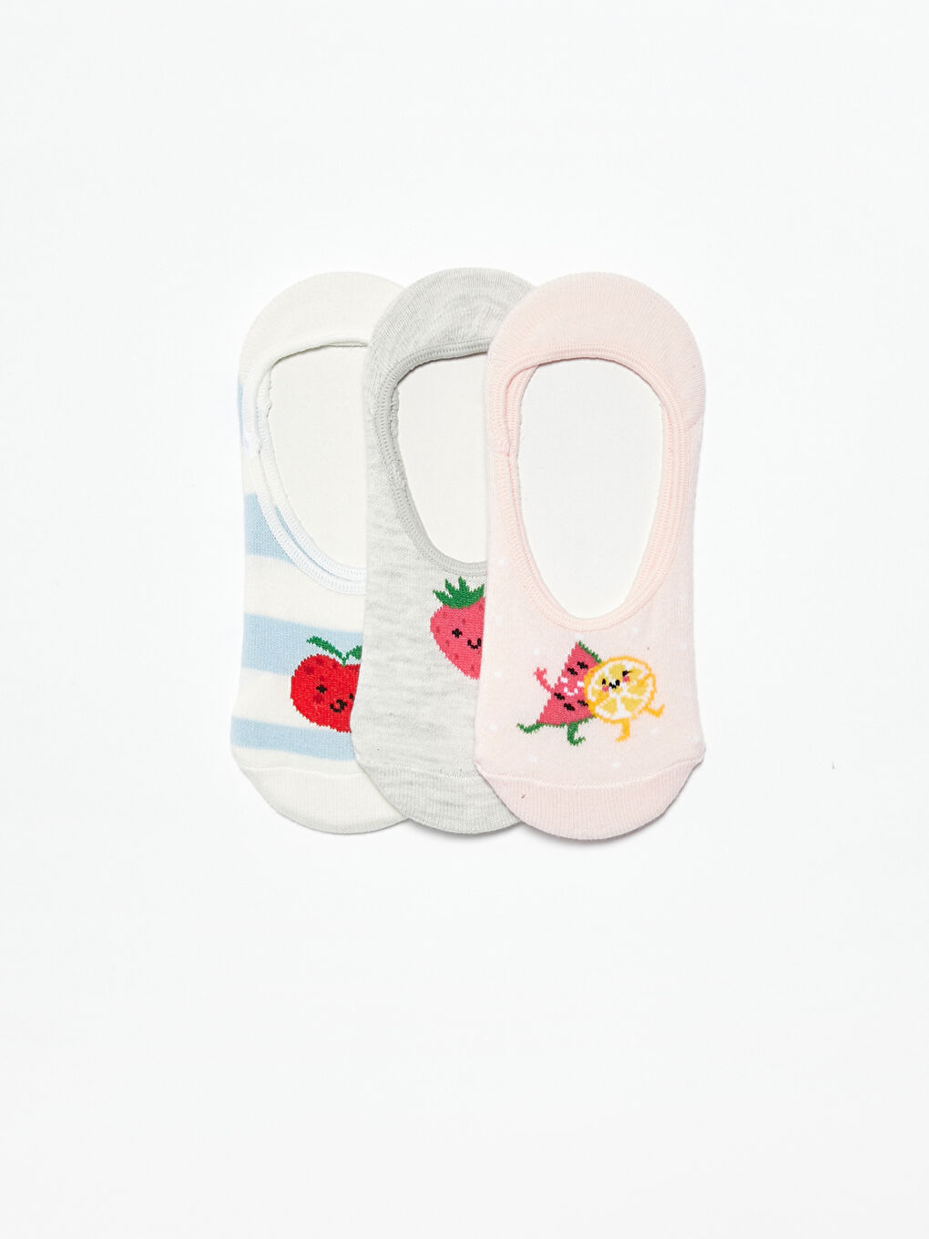 Gemusterte Ballett-Socken für Mädchen, 3 Stück