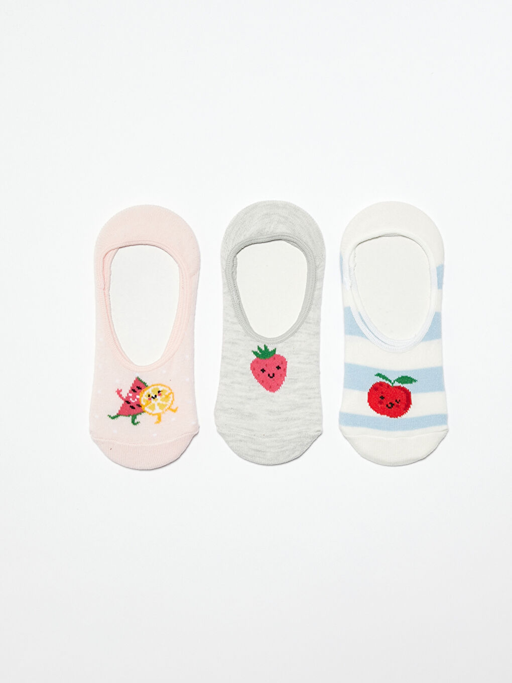 Gemusterte Ballett-Socken für Mädchen, 3 Stück-1