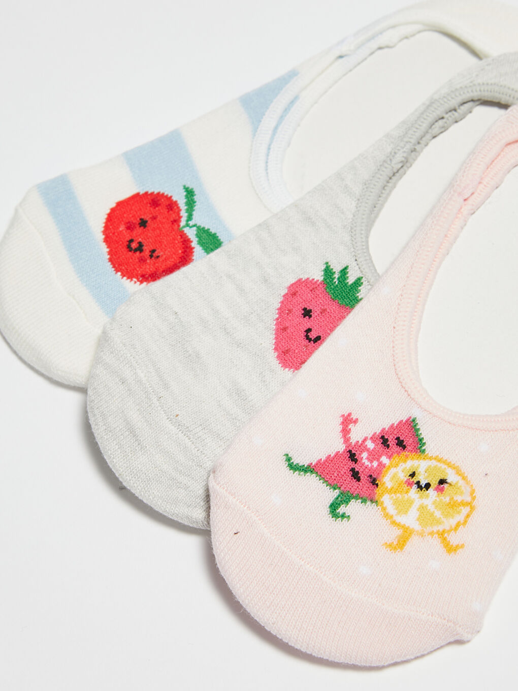 Gemusterte Ballett-Socken für Mädchen, 3 Stück-2