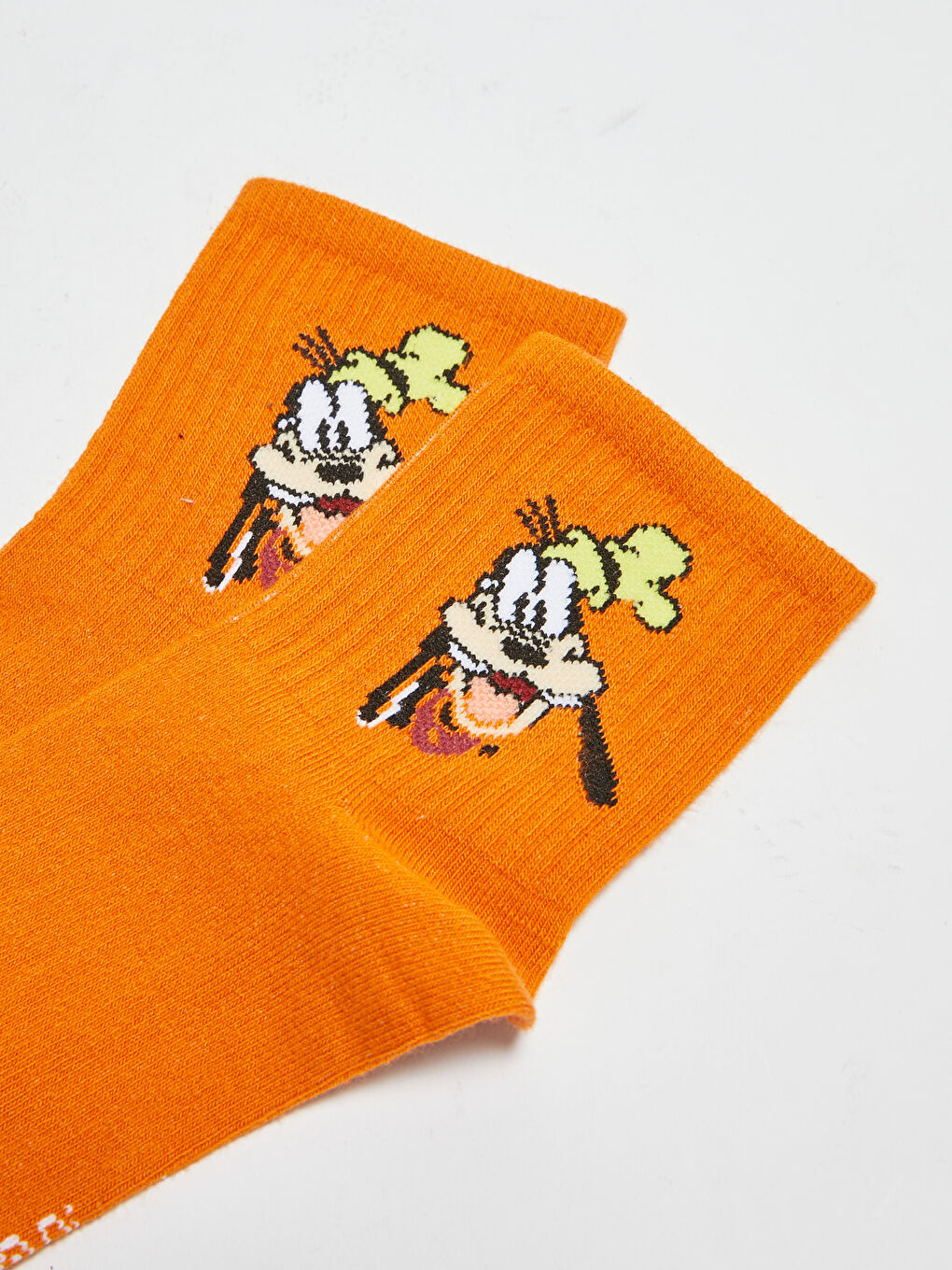 Εκτυπωμένες Βαμβακερές Κοντές Κάλτσες Goofy για Γυναίκες-1