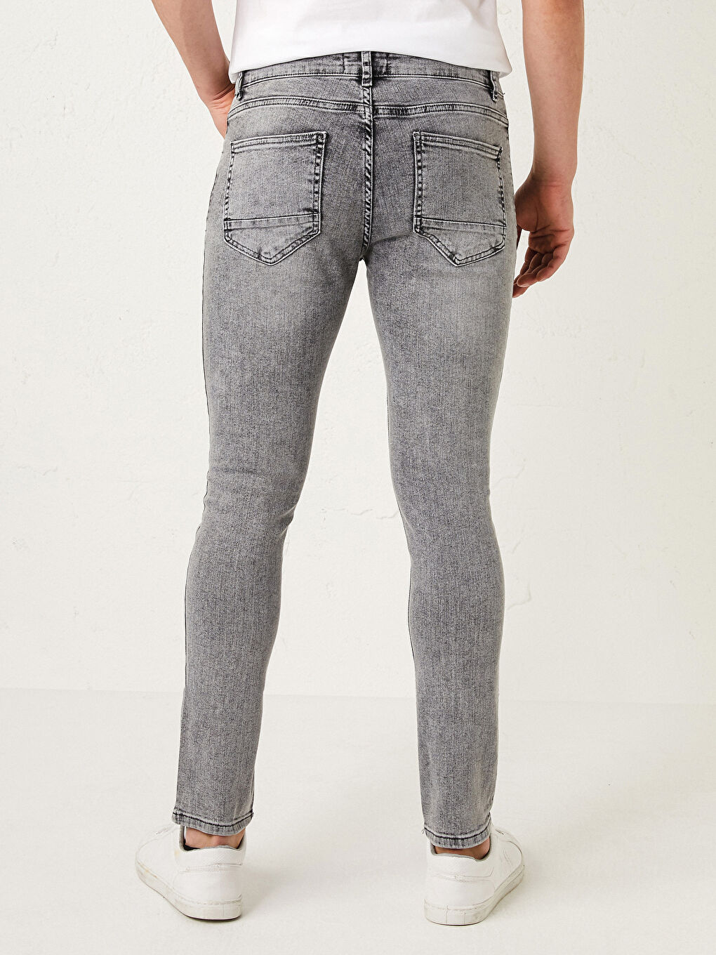 Gri 760 Skinny Fit Erkek Jean Pantolon-3