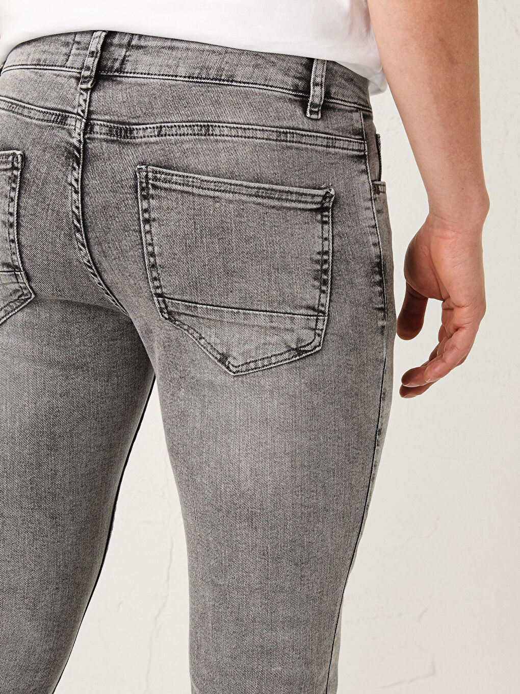 Gri 760 Skinny Fit Erkek Jean Pantolon-4
