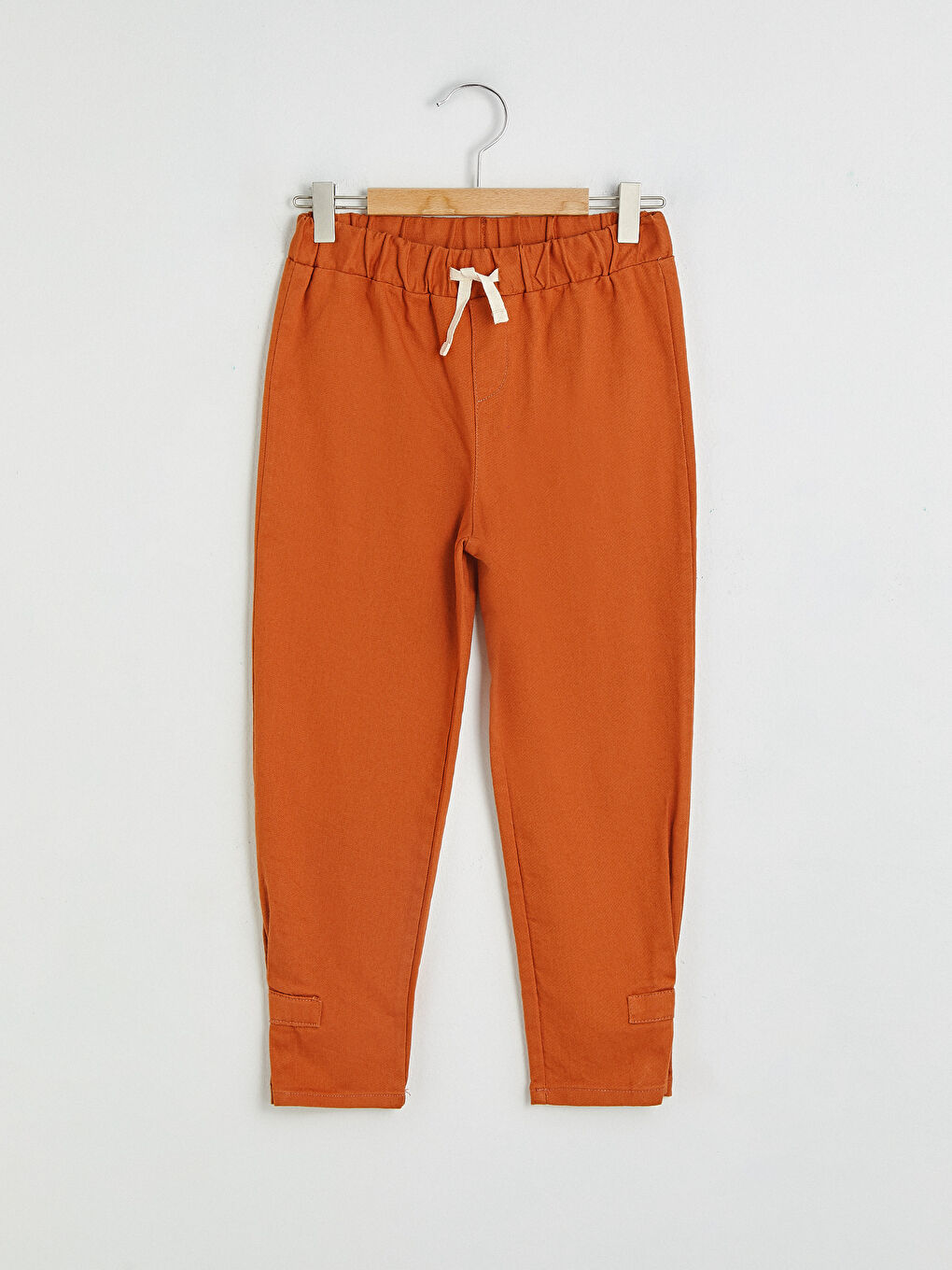 Elastic Waist Girl Gabardine Trousers