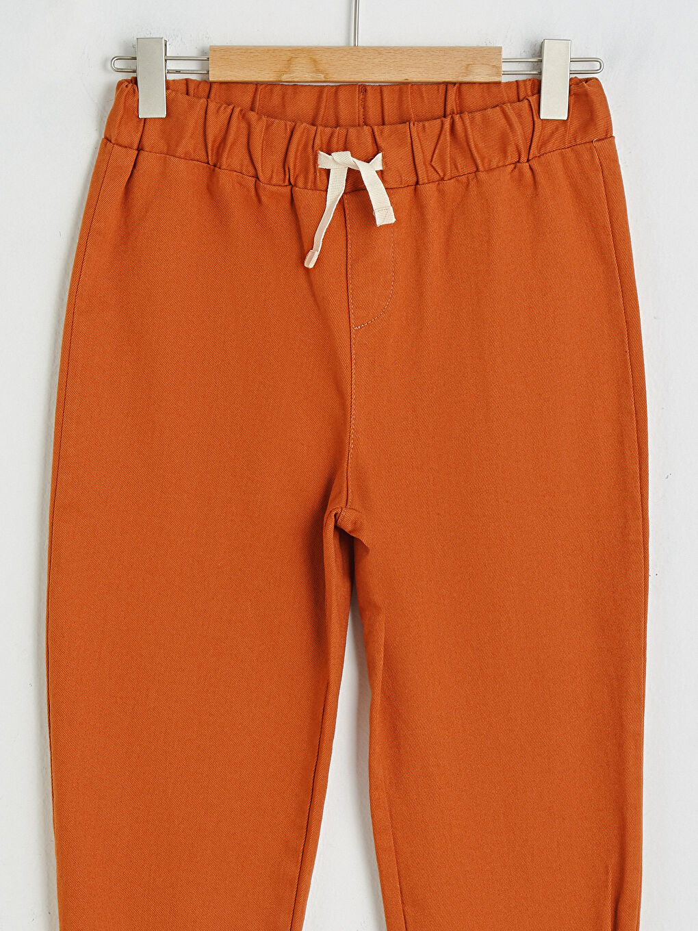 Elastic Waist Girl Gabardine Trousers-2