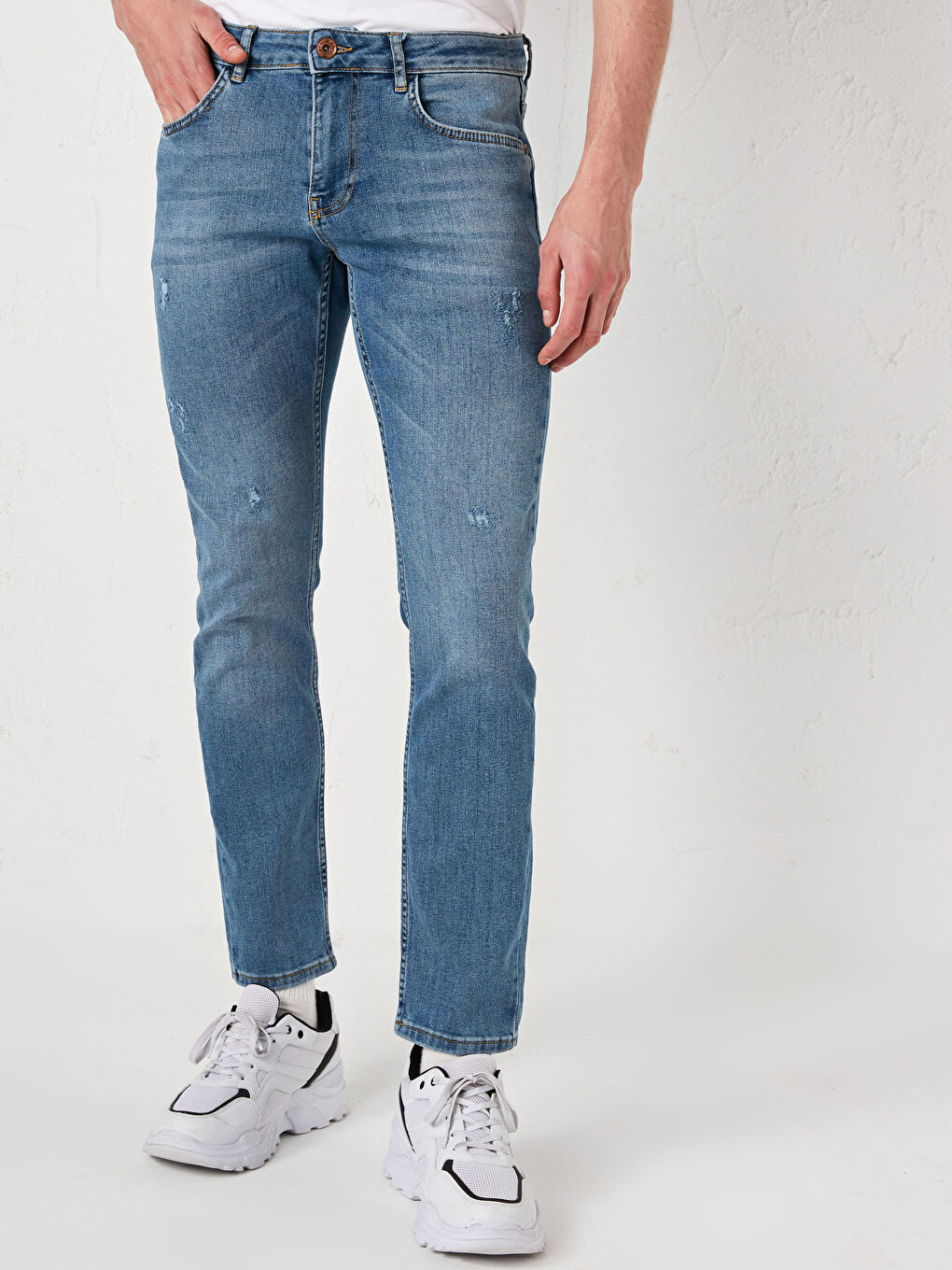 İndigo 750 Slim Fit Erkek Jean Pantolon-1