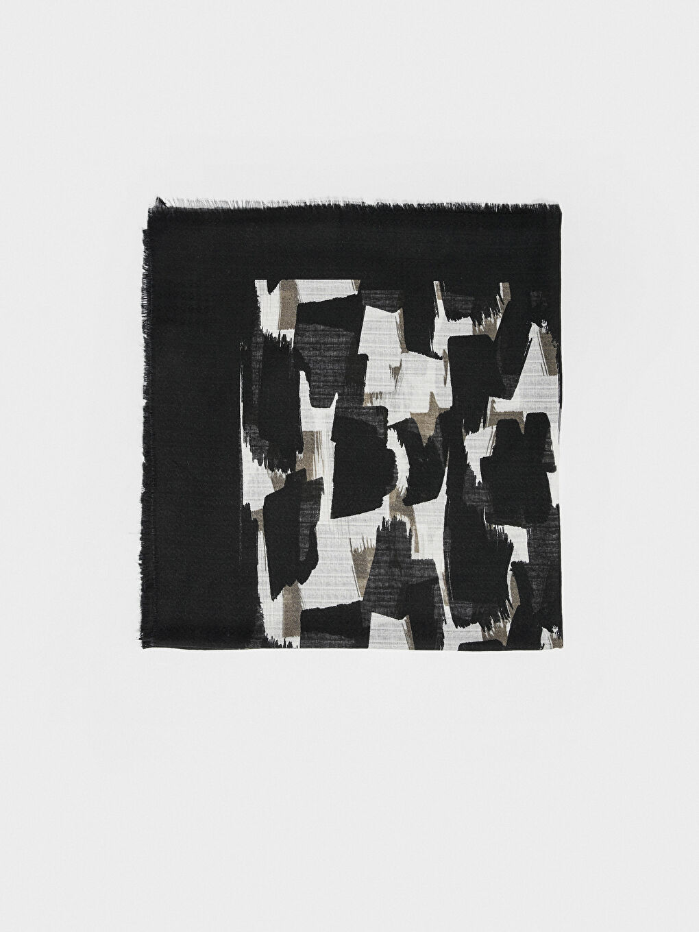 Siyah Desenli Şal-2