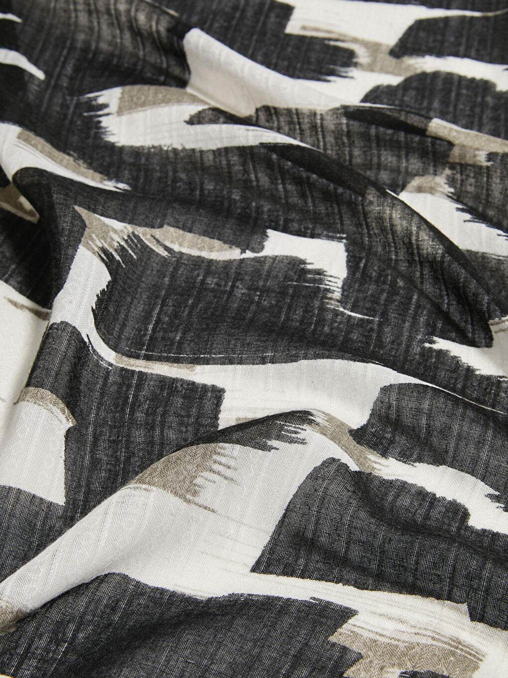 Siyah Desenli Şal-4