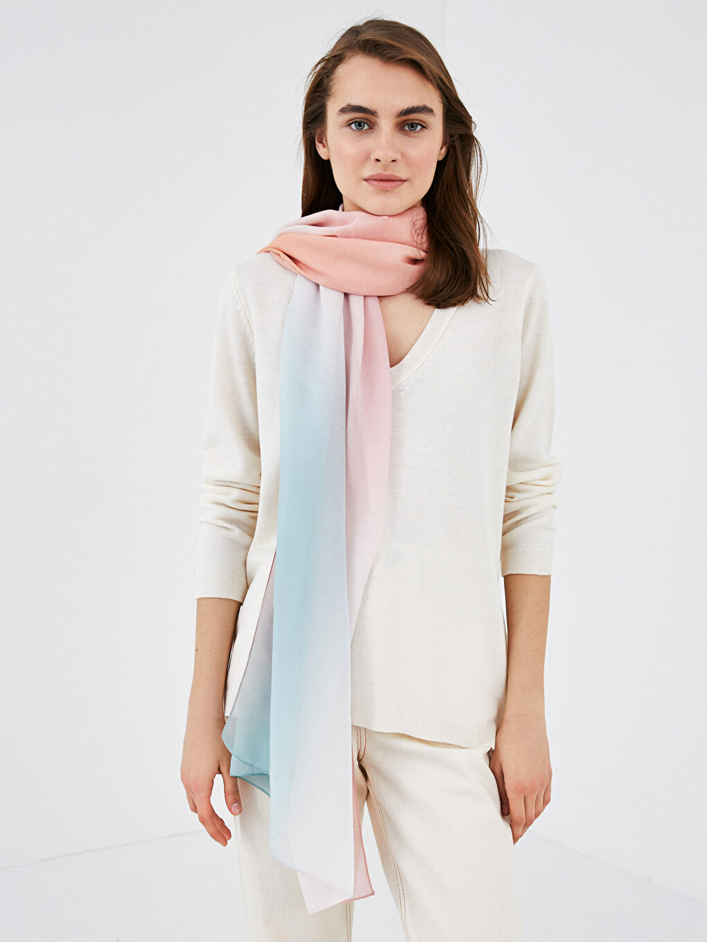 Patterned Women's Scarf-1