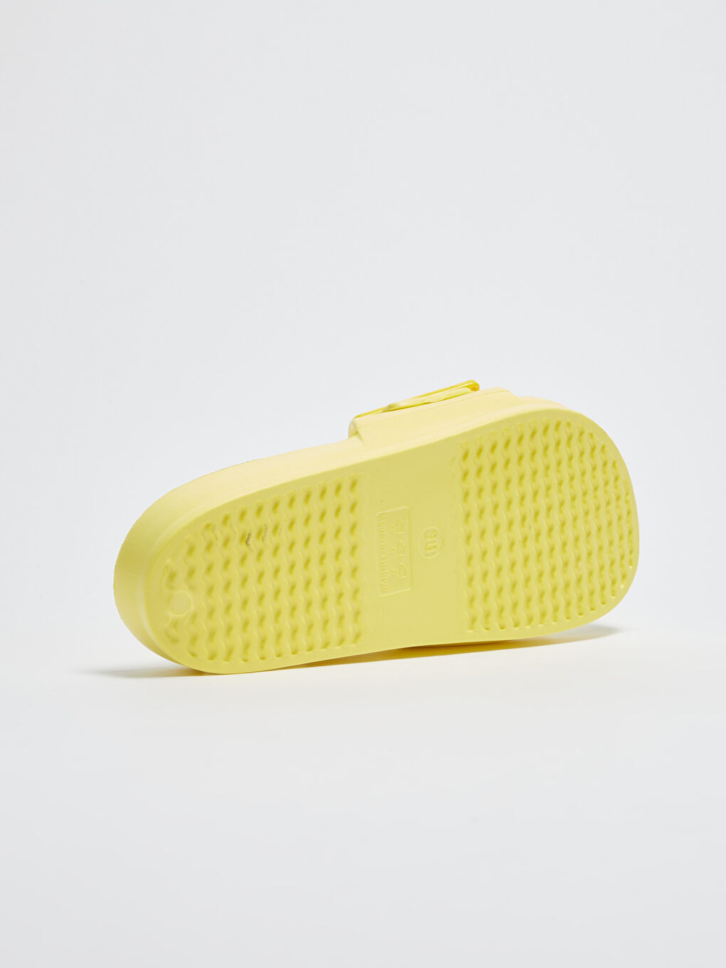 Sarı Kadın Tokalı Plaj Terliği-3