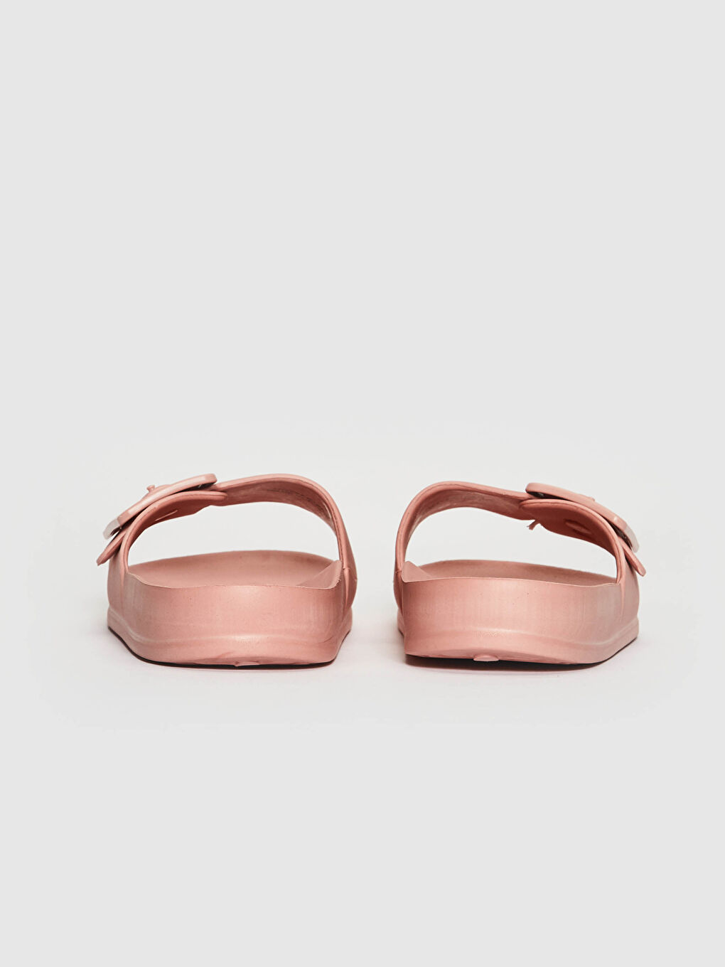 Pembe Kadın Tokalı Plaj Terliği-4